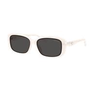 Coach Mujer Sunglass HC8444D CBY86 - Color del Marco: Nube lechosa, Color de la Lente: Gris liso