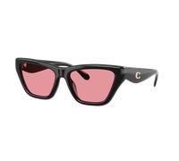 Coach Mujer Sunglass HC8449U CDP33 - Color del Marco: Negro, Color de la Lente: Rosa liso