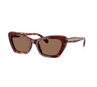 Coach Mujer Sunglass HC8452U CDP52 - Color del Marco: Walnut Tortoise, Color de la Lente: Marrón liso