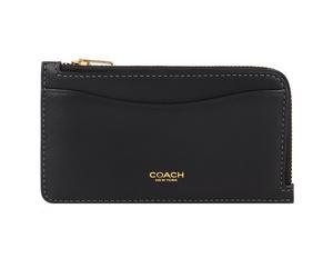 Coach New York Estuche para tarjetas de crédito Piel 8 cm negro