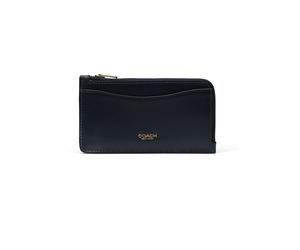 COACH New York Tarjetero Piel natural 8 cm azul