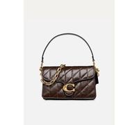 Coach Quilted Glazed Leather Chain Tabby Shoul T.U Marrón