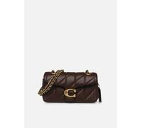 Coach Quilted Tabby Shoulder Bag 20 with Chain T.U Marrón
