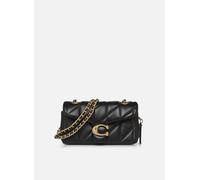 Coach Quilted Tabby Shoulder Bag 20 with Chain T.U Negro