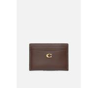 Coach Refined Calf Leather Essential Card Case T.U Marrón