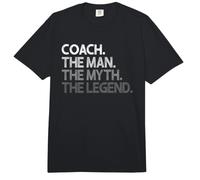 Coach Regalo para Entrenadores - El Hombre Mito Leyenda Coaching Comfort Colors Adult Heavyweight T-Shirt