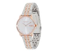 COACH Reloj analógico 'Elliot' oro rosa / plata / blanco One Size oro rosa / plata / blanco