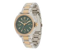 COACH Reloj analógico 'Kitt' oro / verde oscuro / plata One Size oro / verde oscuro / plata