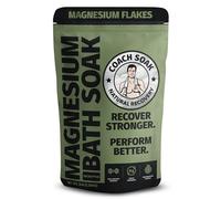 Coach Soak Recovery Bath Salts, Copos de magnesio naturales rejuvenecedores post-entrenamiento, 21 minerales y aceites esenciales (Eucalipto Árbol del Té)
