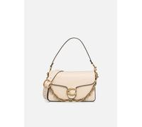 Coach Soft Grain Leather Chain Tabby Shoulder T.U Beige
