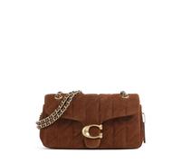 Coach Tabby Quilted Suede 26 | Bolso de hombro | marrón | cuero de vaca cepillado