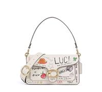 Coach Tabby Sketch Print 26 Bolso de hombro marfil, cuero, mujer