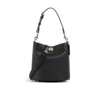 Coach Willow Soft 19 Bolso de hobo negro, cuero, mujer