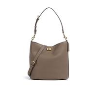 Coach Willow Soft Bolso de hobo taupe, cuero, mujer