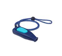 Coachi clicker con silbato de entrenamiento azul oscuro para perros