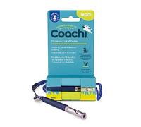 Coachi Professional Whistle, Tono ajustable, Alto volumen, Llame a su perro, Ligero y compacto, Cordón reflecitvo ajustable, Perros sensibles, Apto para perros y cachorros.