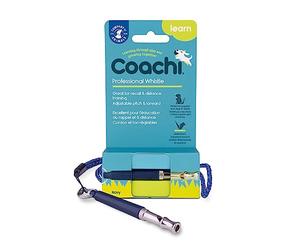Coachi Professional Whistle, Tono ajustable, Alto volumen, Llame a su perro, Ligero y compacto, Cordón reflecitvo ajustable, Perros sensibles, Apto para perros y cachorros.