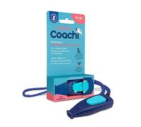 Coachi Whizzclick, clicker e fischietto 2 in 1, fischietto per il richiamo canino e clicker per l’addestramento con premi, cordino riflettente regolabile, adatto a cani e cuccioli