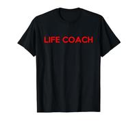 Coaching de Vida para el Desarrollo Personal Camiseta gráfica económica, Hombre, Negro, XL