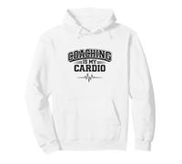 Coaching Is My Cardio Funny Coach Gift Fin de Temporada Sudadera con Capucha