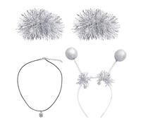 COACOM 1 Diadema, 2 Pulseras Y 1 Collar, Accesorios De Disfraces Alienígenas, Accesorios De Estilo Creativo, Accesorios De Juego.