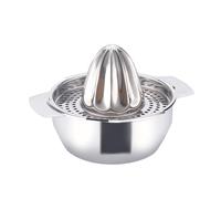 COACOM 1 exprimidor manual de cítricos de acero inoxidable, para limones, naranjas y otras frutas, resistente, duradero, apto para lavavajillas, exprimidor portátil creativo manual para uso doméstico