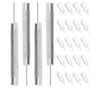 COACOM 1 juego de 24 lápices para tarjetas de teléfono móvil, lápiz para tarjeta SIM, expulsor de ranura para tarjeta SIM, herramienta de apertura de tarjeta SIM, adecuado para todos los modelos de