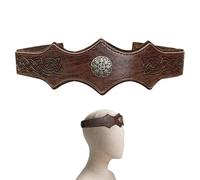 COACOM 1 Pieza De Diadema Medieval, Moda Retro, Tocado De Cuero Creativo, Accesorios De rol, Universal para Hombres Y Mujeres, Accesorios De Disfraces.