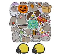 COACOM 100 Pegatinas para Pegatinas De Gatitos, 2 Piezas De Notas Adhesivas, Lindos Animales De Dibujos Animados, Decoración De Paquetes De Caja De Copa De Agua De Bricolaje.