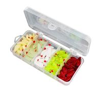 COACOM 100 Piezas De Cebo Simulado Y Caja De Almacenamiento De 1 Pieza, Cebo Creativo De PVC, Accesorios De Pesca, Entregas De Pesca.