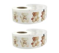 COACOM 1000 Piezas De Pegatinas De Oso, Pegatinas Lindas, Pegatinas Esponjosas, Pegatinas De Dibujos Animados, Pegatinas Telefónicas De La Computadora Portátil, Pegatinas De Oso De Bricolaje.