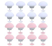 COACOM 12 clips de edredón de seta que se pueden utilizar para fijar clips de edredón, tijeras de fijación de colchas, para fijar la posición de edredones y sábanas (rosa, blanco)