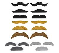 COACOM 2 Conjuntos De Trajes De Cejas Barbudas Y 12 Barbas Falsas, Accesorios De rol, Accesorios Divertidos, Suministros De Mascaradas.