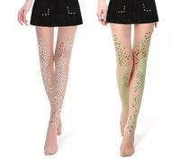 COACOM 2 Medias De Sirena, Accesorios De Rol, Leggings Brillantes De Mujeres Simples Y Elees, Accesorios Para El Vestuario De Disfraces.
