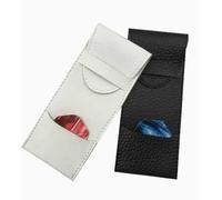 COACOM 2 Piezas De Dartholster Portátil, Bolsa De Almacenamiento De Cuero PU, Duradera, Puede Contener 3 Dardos Duros O Blandos(Negro, Blanco).