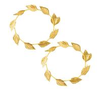 COACOM 2 Piezas De Diadema De Hoja Dorada, Accesorios De Juego De Roles, Diadema De Estilo Retro, Accesorios De Ropa De Fiesta Elees.
