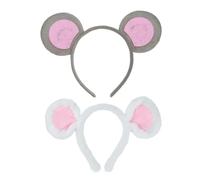 COACOM 2 Piezas De Diadema De Mouse, Diadema Creativa Y Divertida, Accesorios De rol, Accesorios De Disfraces del Mouse, Accesorios De Rendimiento Escénico.