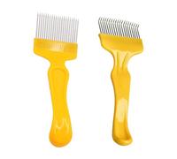 COACOM 2 Piezas De Horquilla De Acero Inoxidable, Horquilla De Abejas, Herramientas De Apicultura, Peine De Miel, Accesorios para Erizos De Abejas, Corte De Panal.