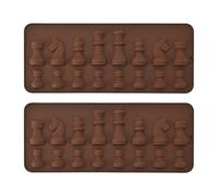COACOM 2 Piezas De Molde De Ajedrez, Molde Creativo De Silicona, Herramienta De Hornear De Postres, Pueden Hacer Chocolate Y Dulces.