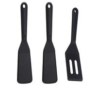 COACOM 2 Piezas Freir La Pala Y La Pala De Frito De 1 Pieza, Pala De Silicona, Herramientas De Cocina, Accesorios para Cocinar, Espátula Resistente Al Calor.