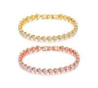 COACOM 2 Pulseras, Decoración De Cristal De Muñeca, Estilo Romano, Pulsera De Fecha De Graduación, Regalo De Reunión Femenina, Fiesta De Graduación.