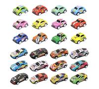 COACOM 24 Piezas De Coche De Juguete para Niños, Mini Auto, Modelo De Carreras Simulada, Ortografía De Rompecabezas De Niños.