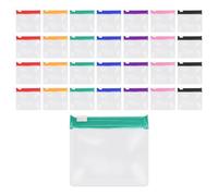 COACOM 28 Piezas De Bolsas Selladas Transparentemente, Suministros De Viaje, Focas De Múltiples Postes Que Pueden Almacenar Joyas, Medicamentos Y Dulces.