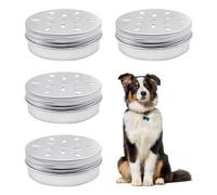 COACOM 4 cajas perfumadas para perros, caja de entrenamiento para cachorros, frascos de aluminio, herramientas de entrenamiento de agilidad para el entrenamiento del aroma del cachorro.