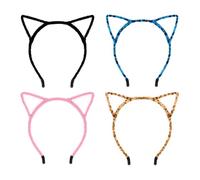COACOM 4 Piezas De Diadema De Oído De Gato Hueco, Diadema Creativa, Accesorios De Rol, Accesorios Para Ropa De Fiesta