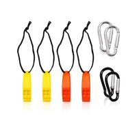 COACOM 4 Piezas De Silbato De Primeros Auxilios, 4 Piezas De Metal De Metal, Silbato Ruidoso Multifuncional, Accesorios De Supervivencia Al Aire Libre.