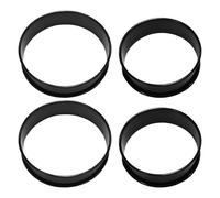 COACOM 4 Piezas De Tazas De Huevo Fritas De Acero Inoxidable, Moho Redondo Creativo Multifunción, Herramientas De Horneado De Cocina Reutilizables.