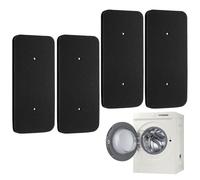 COACOM 4 Piezas Tipo De Algodón Negro De Algodón Negro, Accesorios De Reemplazo De Secador, 275 * 125 * 10 Mm, Compatible con 40006731, Accesorios De Filtro.