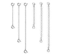 COACOM 6 Cadenas De Extensión De Joyería, Extensor De Collar, Accesorios De Joyería Hechos A Mano, Regalos para Familiares Y Amigos.
