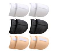 COACOM 6 Pares De Hombreras Extraíbles, Diseño Sin Costuras De 1, 5 Cm De Grosor, Esponja Transpirable Antideslizante, Accesorios De Ropa Unisex.